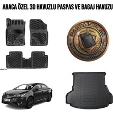 Rizline Toyota Avensis 2009 Üzeri 3D Paspas ve Bagaj Havuzu