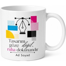 Tupya Gift Grafiker Hediyesi Tasarım Temalı Özel Baskılı Kupa Bardak Grafik Tasarımcı Hediye