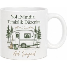 Tupya Gift Karavancılığa Başlayanlara Karavan Temizliği Yolda Yaşam Pratiği Kupa Hediye