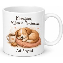 Tupya Gift Köpeğim, Kafvem, Huzurum Temalı Kupa Bardak Hediye