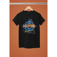 Magors Def Leppard Baskılı %100 Pamuklu Regular Kalıp Tshırt