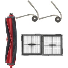 Populer Roborock Q8 Max Pro (2025 Model) Uyumlu Yedek Parça Seti 2 Hepa Filtre 2 Yan Fırça 1 Ana Fırça
