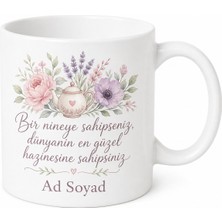 Tupya Gift Isimli Ninenin Kupası Yazılı Özel Baskılı Kupa Bardak Hediye