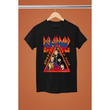 Magors Def Leppard Baskılı %100 Pamuklu Regular Kalıp Tshırt