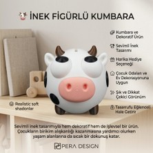 3Dlab Three-Dimensional Systems Sevimli Inek Dekoratif Kumbara Parabox Para Biriktirme Kutusu Çocuk Kumbarası