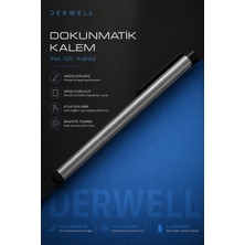 Derwell Evrensel Dokunmatik Tablet Kalemi Apple iPad Ios Android Telefon Uyumlu Akıllı Çizim Yazım Kalemleri Hassas Ince Uçlu Renkli Metal Gövde Telefon Koruyucu Stylus Pen Çizim Kalemi Seti
