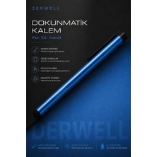 Derwell Evrensel Dokunmatik Tablet Kalemi Apple iPad Ios Android Telefon Uyumlu Akıllı Çizim Yazım Kalemleri Hassas Ince Uçlu Renkli Metal Gövde Telefon Koruyucu Stylus Pen Çizim Kalemi Seti