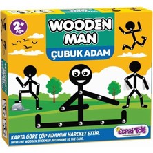Tüftürük Wooden Man Game Çöp Adam ve Çubuk Adam Hafıza Kutu Oyunu