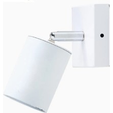 Riolight Rıolight Modern Beyaz Hareketli Başlık 1XGU10 Duylu Tekli Metal LED Spot(Ampül Dahil)
