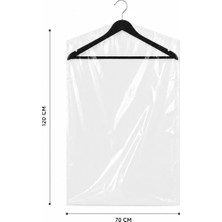 MSE HOLD Kıyafet Koruma Poşeti 70X120 cm 10 Adet Şeffaf Elbise Poşeti | Kuru Temizleme, Yorgan, Battaniye ve Takım Elbise Saklama Poşeti