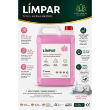 Limpar Sıvı El Sabunu 5 kg Hijyenik Temizlik Ekonomik Boy Ev ve Iş Yeri Kullanımına Uygun Ferah Kokulu