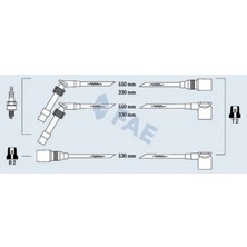 FAE Almparca Buji Kablosu Takimi Astra F 91 98 Vectra A 88 95 1.8-2.0i 18SV-C18NZ-20NE-C20NE Vectra B 1.6 16LZ2