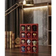 Major Hobi Funko Pop Standı 12 Bölmeli Koleksiyon Figür Sergileme Rafı Masaüstü Düzenleyici