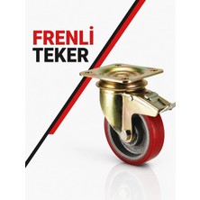 İmtek 100X35DÖKÜM Üstü Poliüretan Frenli Tekerlek