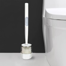 AvantajAl Hazneli Silikon Tuvalet Temizleme Fırçası