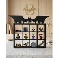 Major Hobi Batman Funko Pop Standı 12 Bölmeli Koleksiyon Figür Sergileme Rafı 3D Baskı