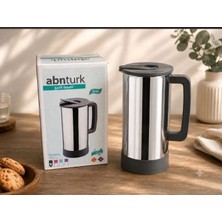 Abnturk Paslanmaz Çelik Sürahi 304 Kalite 18/10 Yaşam Boyu Garantili Stainless Steel Sıcak ve Soğuk Sıvı için ideal