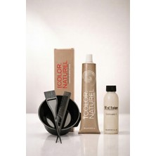 Icolor Naturel 2.0 Koyu Kestane Kalıcı Saç Boyası 100 Ml+90 ml Oksidan+Boya Seti  Yeni Ambalaj