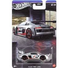 Hot Wheels Audi R8 LMS Silver Series JKY16 Metal Gövde ile Gerçekçi Detaylar ve Ölçekli Model