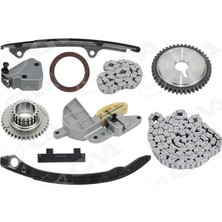 GVA Almparca Eksantrik Zincir Seti Nissan X-Trail 2.0l QR20 T30 01-06 2.5l QR25DE T30 01-06 / Primera 2.0l QR20 P12 03- Komple Kit