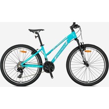 Kron Xc 75 - 26 Mtb Lady - 14' - 21 Vites - V.brake - Light Mavi/bej-Yeşil