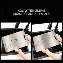 M3 Decorium Kaliteli Paslanmaz Çelik Kokmaz Bakteri Tutmaz Mikroplastik Bırakmayan Kesme Tahtası Panosu Tezgahı Levhası Mutfak Doğrama Matı