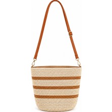 Wowo Store Mila Hasır Bucket Çanta