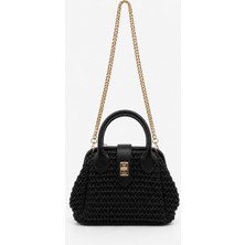 Wowo Store Bella Hasır Örme El & Omuz Çantası
