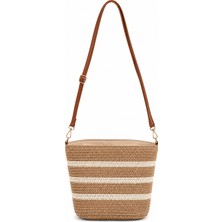 Wowo Store Mila Hasır Bucket Çanta