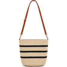 Wowo Store Mila Hasır Bucket Çanta