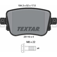 Textar Almparca Arka Balata Caddy-Golf6-Jetta-A3-Octia-Superb 10 -