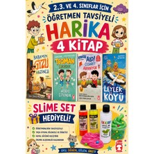 Timaş Çocuk Timaş 2,3. ve 4.sınıflar Için Öğretmen Tavsiyeli Harika 4 Kitap -6 (Slime Set Hediyeli)