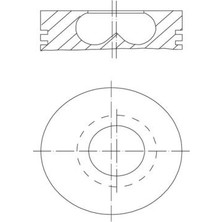 Mahle Almparca Motor Piston Segman Std Ducato-Master-Movano-Boxer 2.8 Td 94.40 3X2X2.5 009PI0005010086