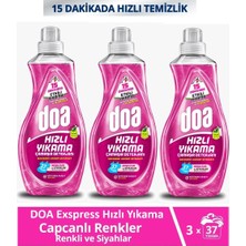 Doa Express Hızlı Yıkama Canlı Renkler Renkli ve Siyahlar Sıvı Çamaşır Deterjanı 1480 ml x 3 Adet