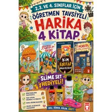 Timaş Çocuk Timaş 2,3. ve 4.sınıflar Için Öğretmen Tavsiyeli Harika 4 Kitap -5 (Slime Set Hediyeli)