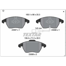 Textar Almparca Ön Balata Fişli Caddy Iii 04 - Golf Iv V Vi 97 - Jetta Passat 05 - Polo 09 - Octia 04 -