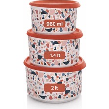 Tupperware Tek Dokunuş Gıda Saklama Seti 2li (1.4 Lt-2 Lt)