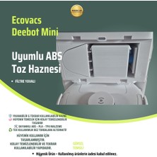 Ercinova Ecovacs Deebot Mini Uyumlu Abs Toz Haznesi – 3D Baskı Dayanıklı Yedek Parça – Filtre Yuvalı