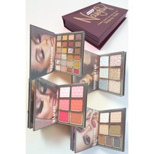 Naughty Göz Farı Highlighter Allık Kontür Pudra Bronzer Içeren 43 'lü Kitap Model Makyaj Kiti
