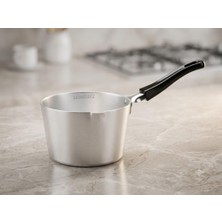 Abnturk 14CM Naturel Alüminyum Efsane Derin Sütlük Sosluk Kaçerola Yüksek Kalite Eloxallı Paslanmaz Sağlıklı Tek Sapl Mama Yapma Yumurta Haşlama Yemek Isıtma Tavası Uzun Yıllar Değerini Koruyan Yardımcınızdır