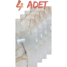 Ukab Dekor Kendinden Yapışkanlı Mermer Seramik Desenli Köpük Pvc Duvar PANELI(30X60 cm - 4 Adet - 0.72 M²) 6017