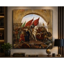 Othello Art Istanbul’un Fethi ve Fatih Sultan Mehmet Kanvas Tablo | Tarihi Osmanlı Duvar Dekorasyonu