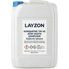 Layzon Tır ve Ağır Vasıta Şampuanı Konsantre 20 Lt
