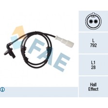 FAE Almparca Abs Sensörü Arka Sol Renault Clio Thalia 98-
