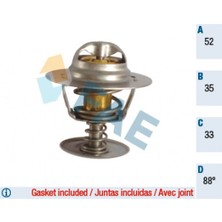 FAE Almparca Termostat 88  Focus Mondeo Connect 1.8d-1.8tdci 89 07 Transit 2.5d