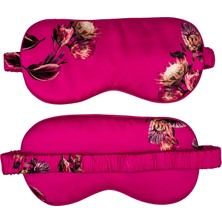 Icon Silk % 100 Saf Ipek Uyku Maskesi Göz Bandı (Fuşya)