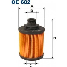 Filtron Almparca Yağ Filtresi Opel Astra H-Corsa C-Corsa D-Combo-Meriva A-Agila 1.3 Cdti 500 Albea Doblo Fiorino Pu Nto Idea Linea Panda 07- Mito 09-15 Ypsilon 03-12 1.3 Mtj