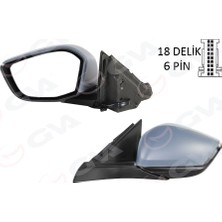 GVA Almparca Diş Dikiz Aynasi Sol Opel Astra L 22- Peugeot P308 22- Manuel Katlanir
