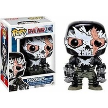Funko Pop! Marvel 140 Crossbones Battle Damage Figür