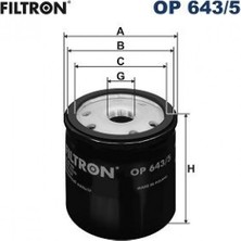 Filtron Almparca Yag Filtresi Mercedes OM607 W176 W246 C117 X156 W415 . Renault Clio Iv 12- Megane Iv 15- Duster 12- Symbol Iii 14- Nissan Qashqai Ii 13- Juke 12- Note E12 13-16 1.5dci K9K OP643.5